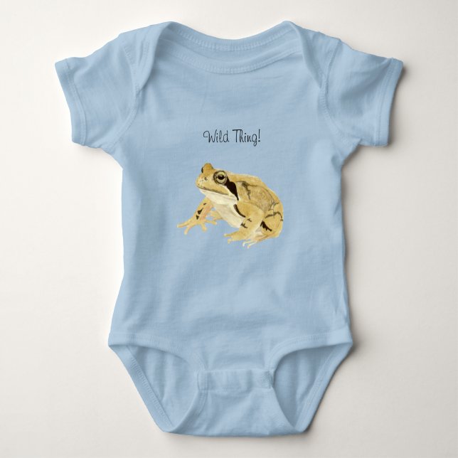 Wood Frog Baby Bodysuit (Front)