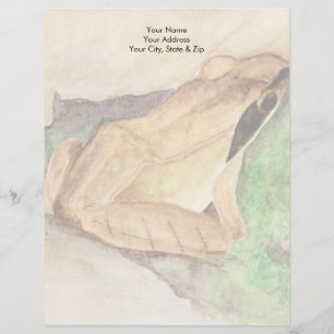 Wood Frog Custom Letterhead