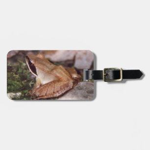 Wood Frog Luggage Tag