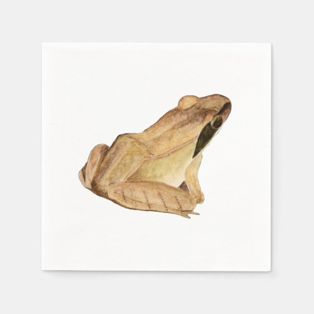 Wood Frog Napkin (Front)