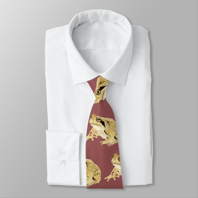 Wood Frog Neck Tie (Tied)