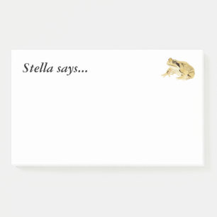 Wood Frog Post-it Notes