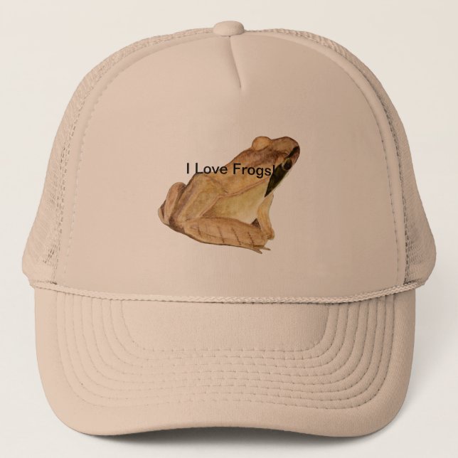 Wood Frog Trucker Hat (Front)
