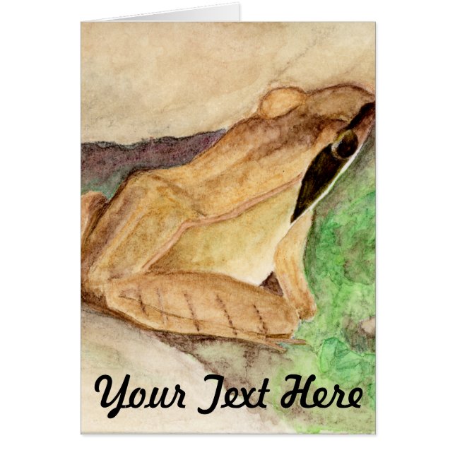 Wood Frog Watercolor (Front)