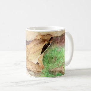 Wood Frog Watercolor Coffee Mug