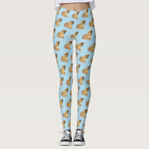 Wood Frog Watercolor Leggings