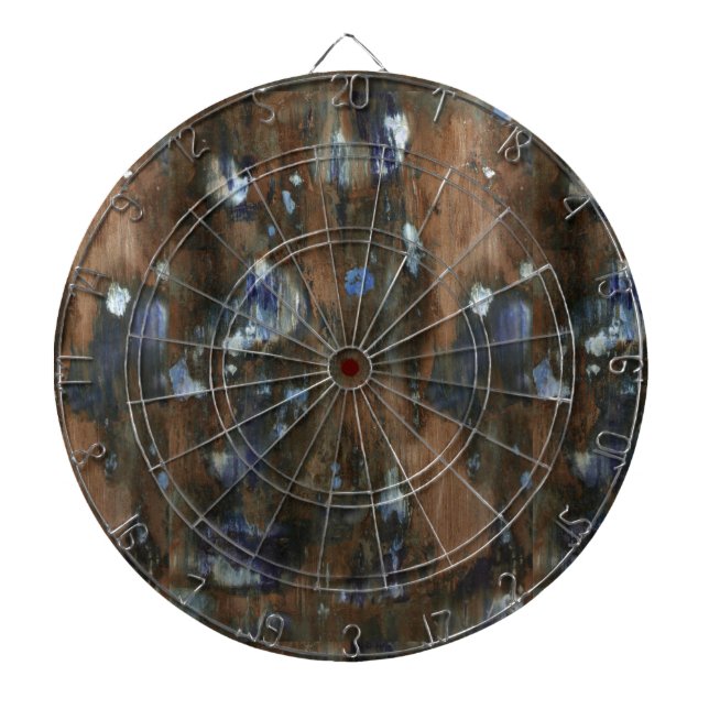 wood furniture aged texture dartboard (Front)
