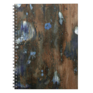 wood furniture aged texture notebook