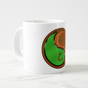 Wood Goat Large Coffee Mug