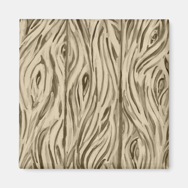 wood grain board planks magnet (Front)