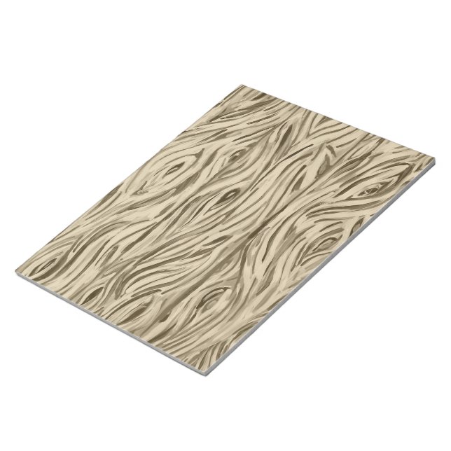 wood grain board planks notepad (Angled)