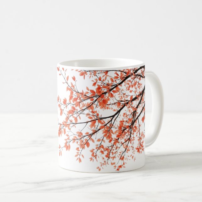 Wood Grain Coffee Mug (Front Right)