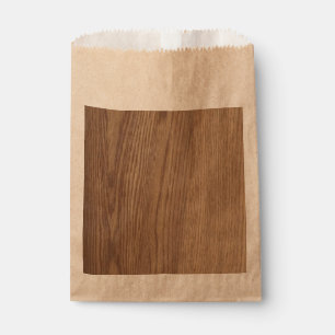 Wood Grain Favour Bags 