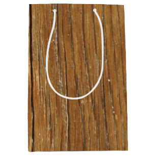 Wood Grain Gift Bag