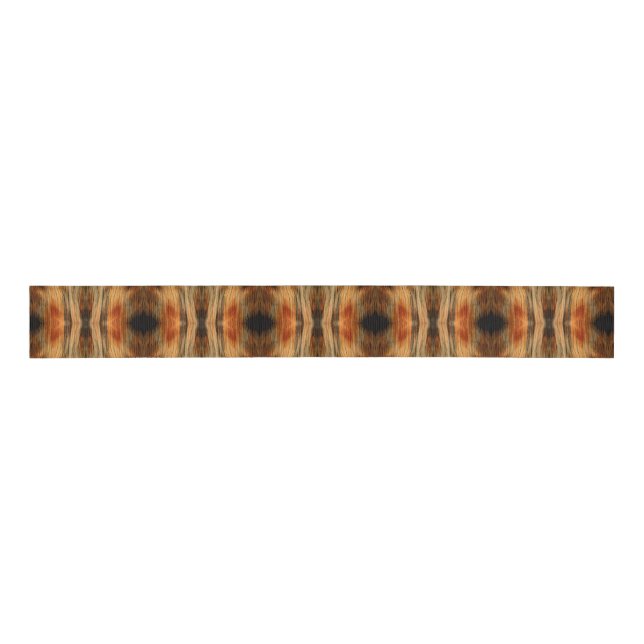 Wood Grain Grosgrain Ribbon (Front)