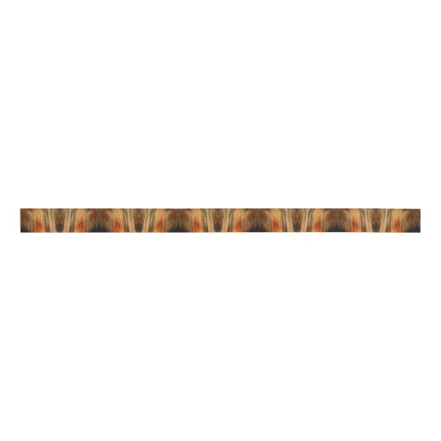 Wood Grain Grosgrain Ribbon (Front)