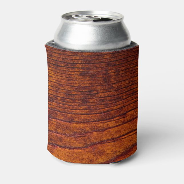 Wood Grain Home Bar Beverage Chiller Can Cooler (Can Back)