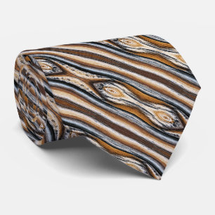 Wood Grain Knot Pattern Tie
