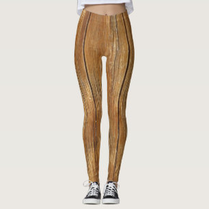 Wood Grain Leggings