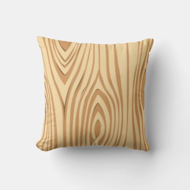 WOOD GRAIN PATTERN CUSHION (Front)