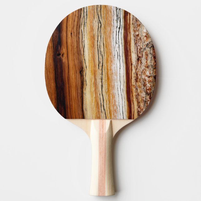 Wood Grain Pattern  Ping Pong Paddle (Front)