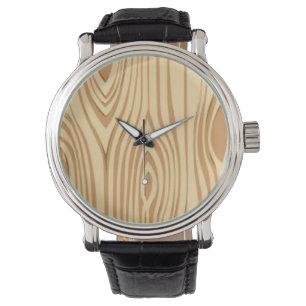 WOOD GRAIN PATTERN WATCH