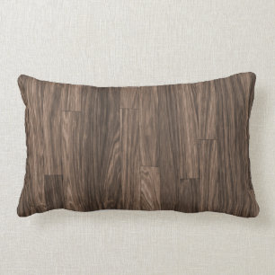 Wood Grain Print, Wood Grain Pattern, Wood Design Lumbar Cushion