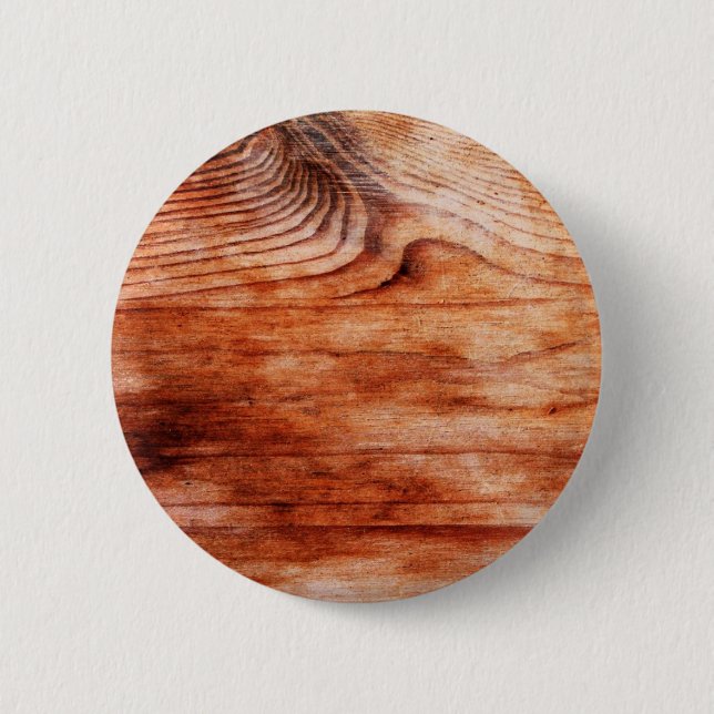 Wood Grain Texture 6 Cm Round Badge (Front)
