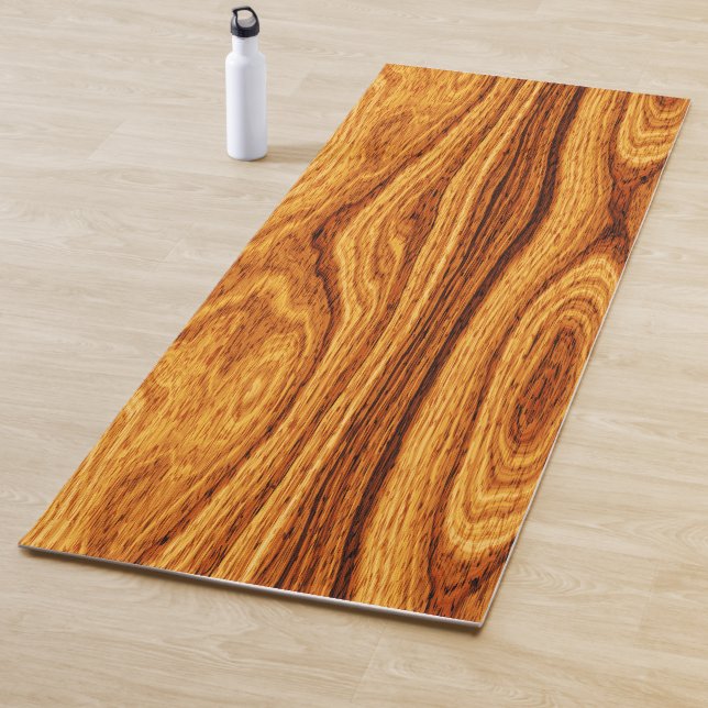 Wood Grain Texture Background Yoga Mat (In Situ)