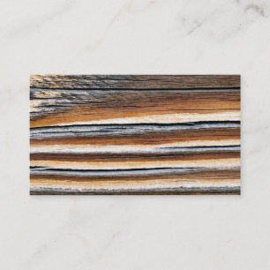 Wood Grain Texture Business Card
