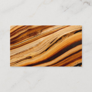 Wood Grain Texture Business Card