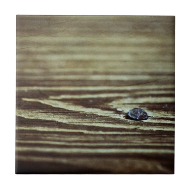 Wood Grain Texture by Shirley Taylor Ceramic Tile (Front)