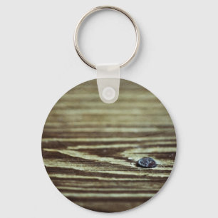 Wood Grain Texture by Shirley Taylor Key Ring