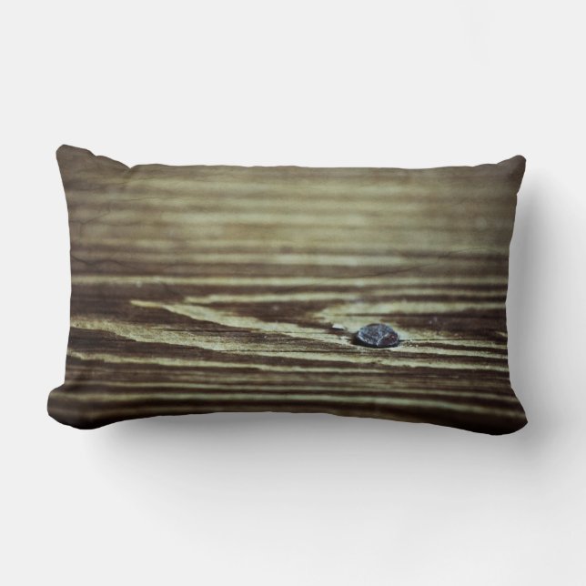 Wood Grain Texture by Shirley Taylor Lumbar Cushion (Front)