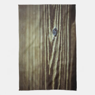 Wood Grain Texture by Shirley Taylor Tea Towel