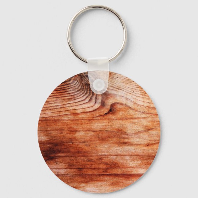 Wood Grain Texture Key Ring (Front)