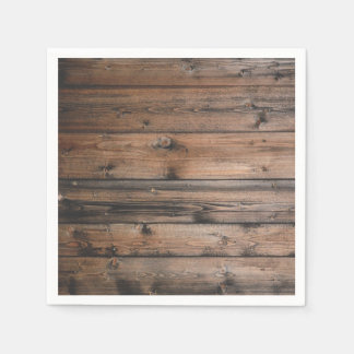 Wood Grain Texture Napkin