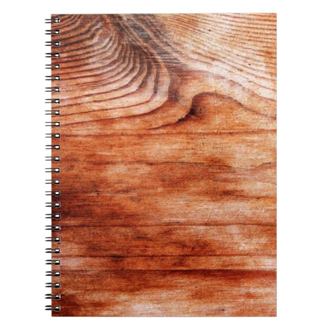 Wood Grain Texture Notebook (Front)