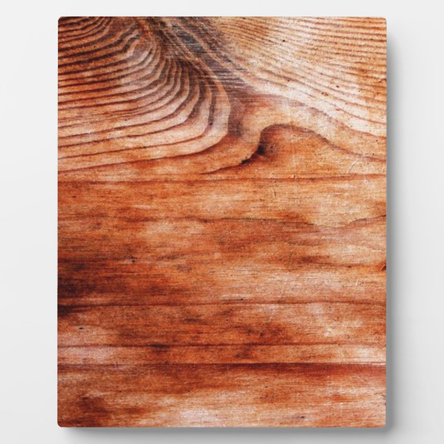 Wood Grain Texture Plaque (Front)