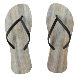Wood Grain Texture Thongs