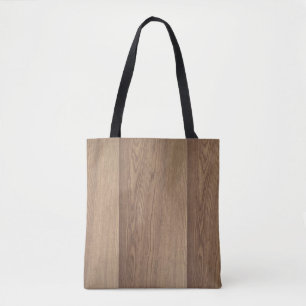 Wood Grain Tote Bag 