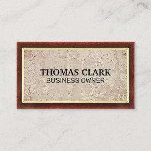 Wood Grain   Wall Grunge Business Card