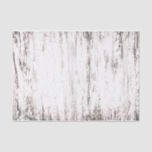 Wood Grain White Rustic Country Texture Decoupage Tissue Paper