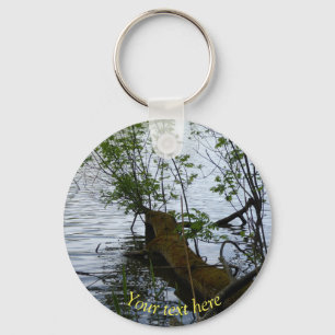 Wood in Water Key Ring