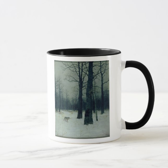 Wood in Winter, 1885 Mug (Right)