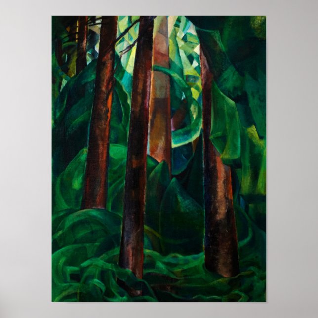 Wood Interior, 1930 by Emily Carr Poster (Front)