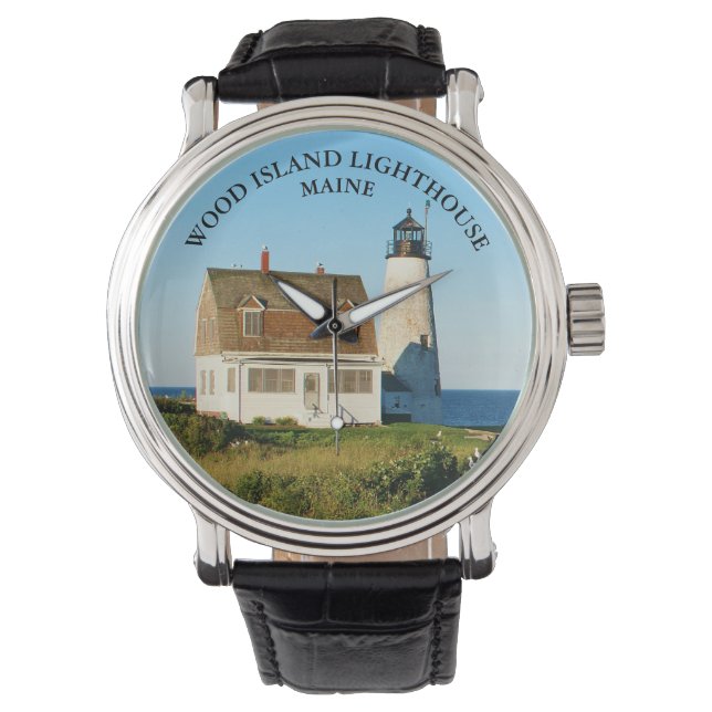 Wood Island Lighthouse, Maine eWatch Watch (Front)