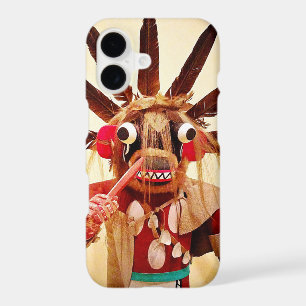 Wood kachina doll photo cute funny face silly