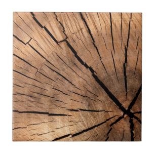 Wood Log Ceramic Tile