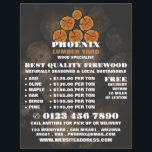 Wood Log Logo, Lumber/Timber/Wood Yard Advert Flyer<br><div class="desc">Wood Log Logo,  Lumber/Timber/Wood Yard Advertising Flyer by The Business Card Store.</div>